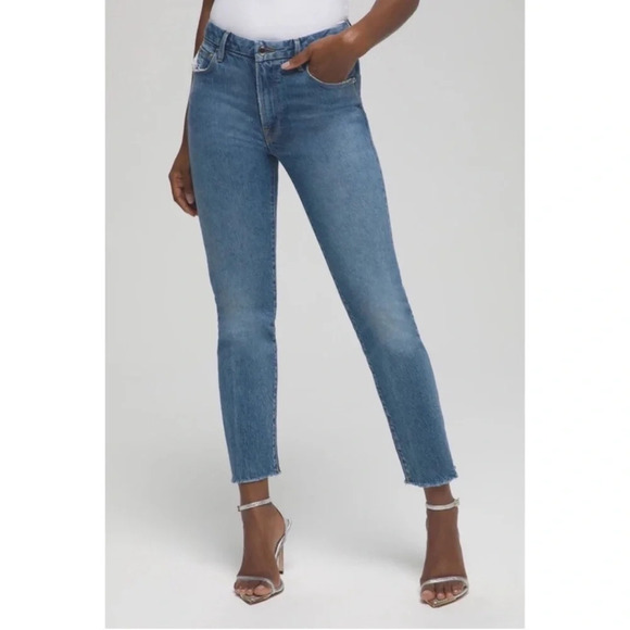 Good American good classic jeans in blue 568 size 2/26 - Picture 1 of 10